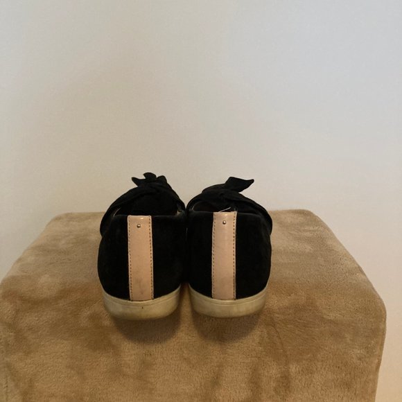 DR. SCHOLL' S VERY COMFY BLACK SUEDE LOAFER SIZE 6 - Picture 2 of 5